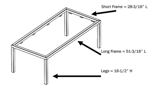 Coffee table dimensions