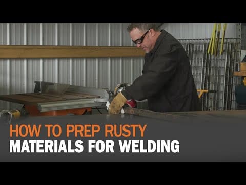 How to Prep Rusty Materials for Welding