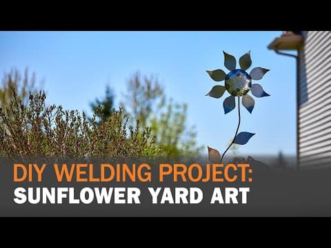 How to Make a Sunflower Yard Art
