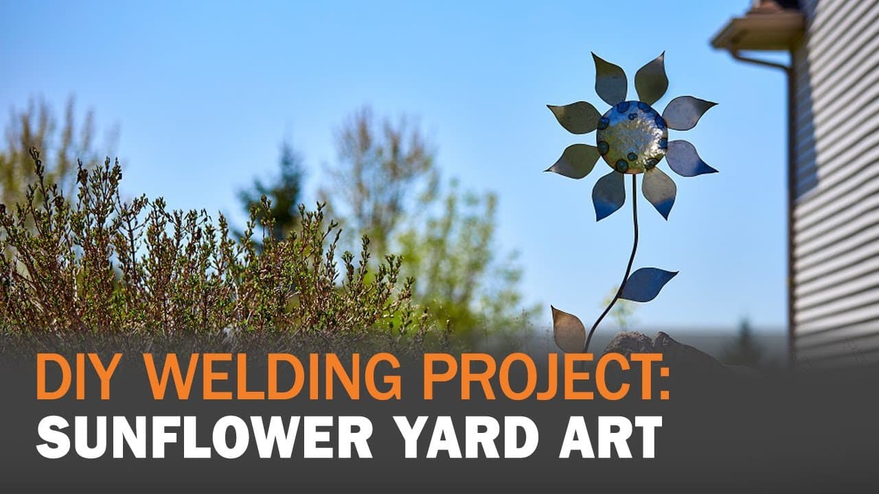 How to Make a Sunflower Yard Art