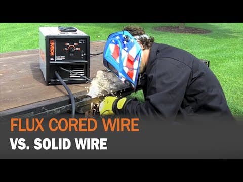 Flux Cored Wire VS. Solid Wire (MIG)