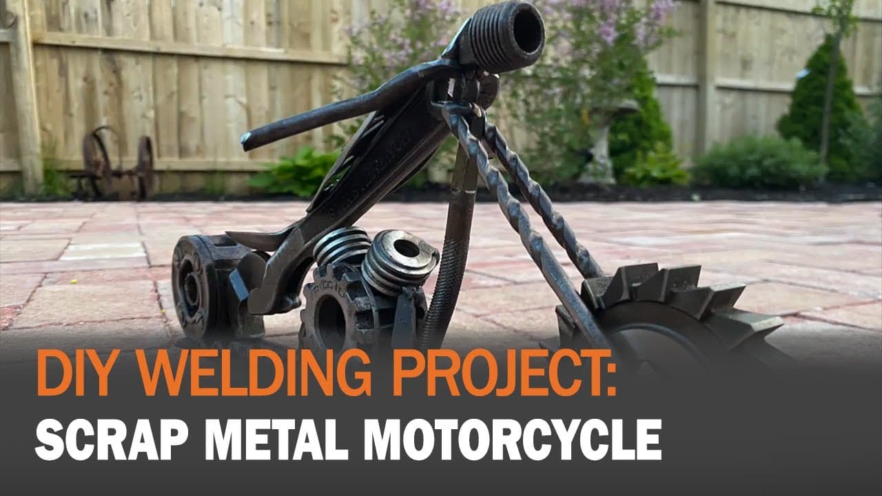 How to Make a Scrap Metal Motorcycle