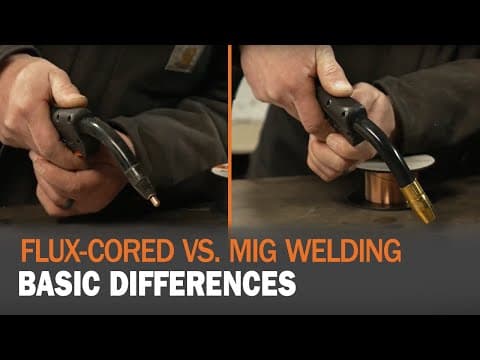 Flux- cored vs. MIG Welding: Basic Differences