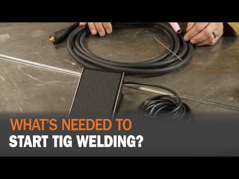 What's Needed to Start TIG Welding?