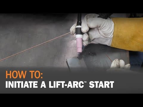How To:  Initiate a Lift-Arc™ Start