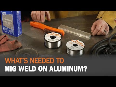 What's Needed to MIG Weld on Aluminum?