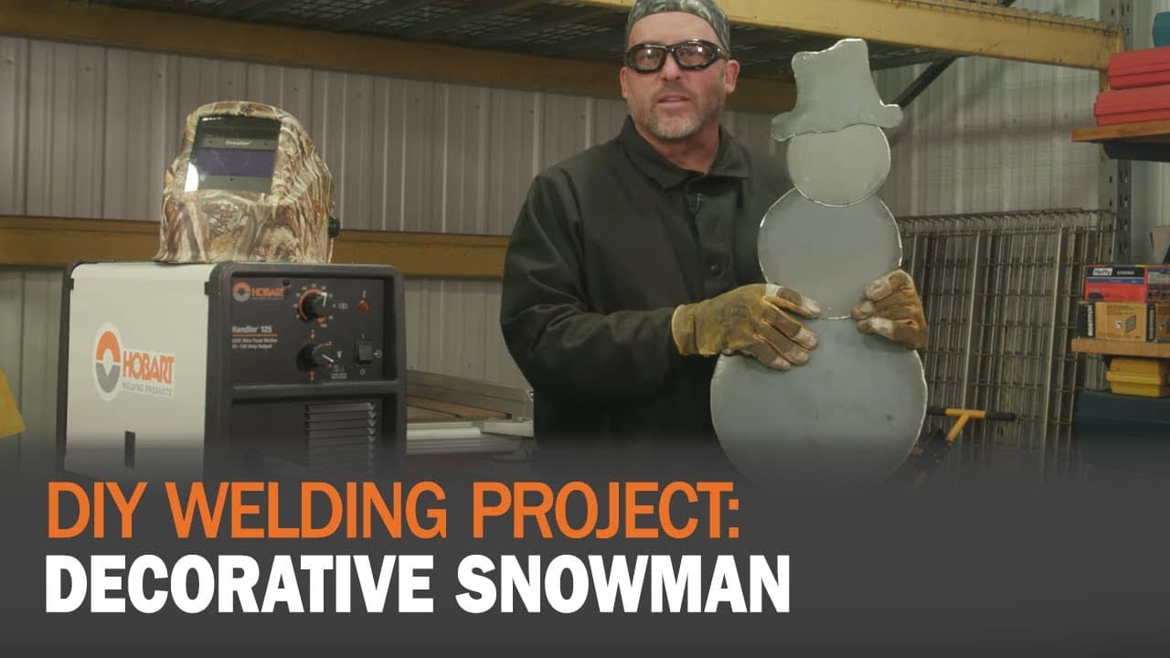 How to Weld a Decorative Snowman