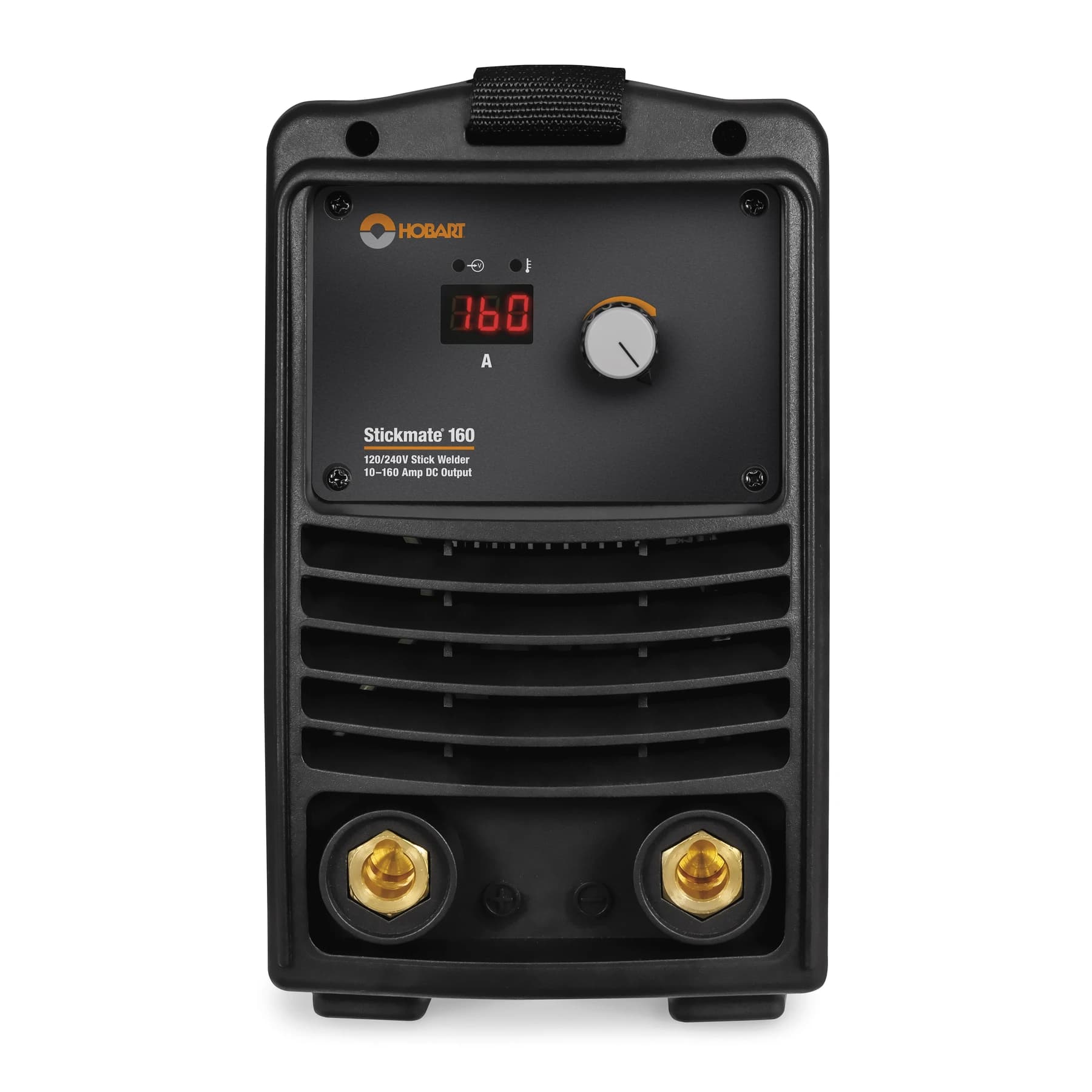 Hobart Stickmate 160 welding machine front lit view