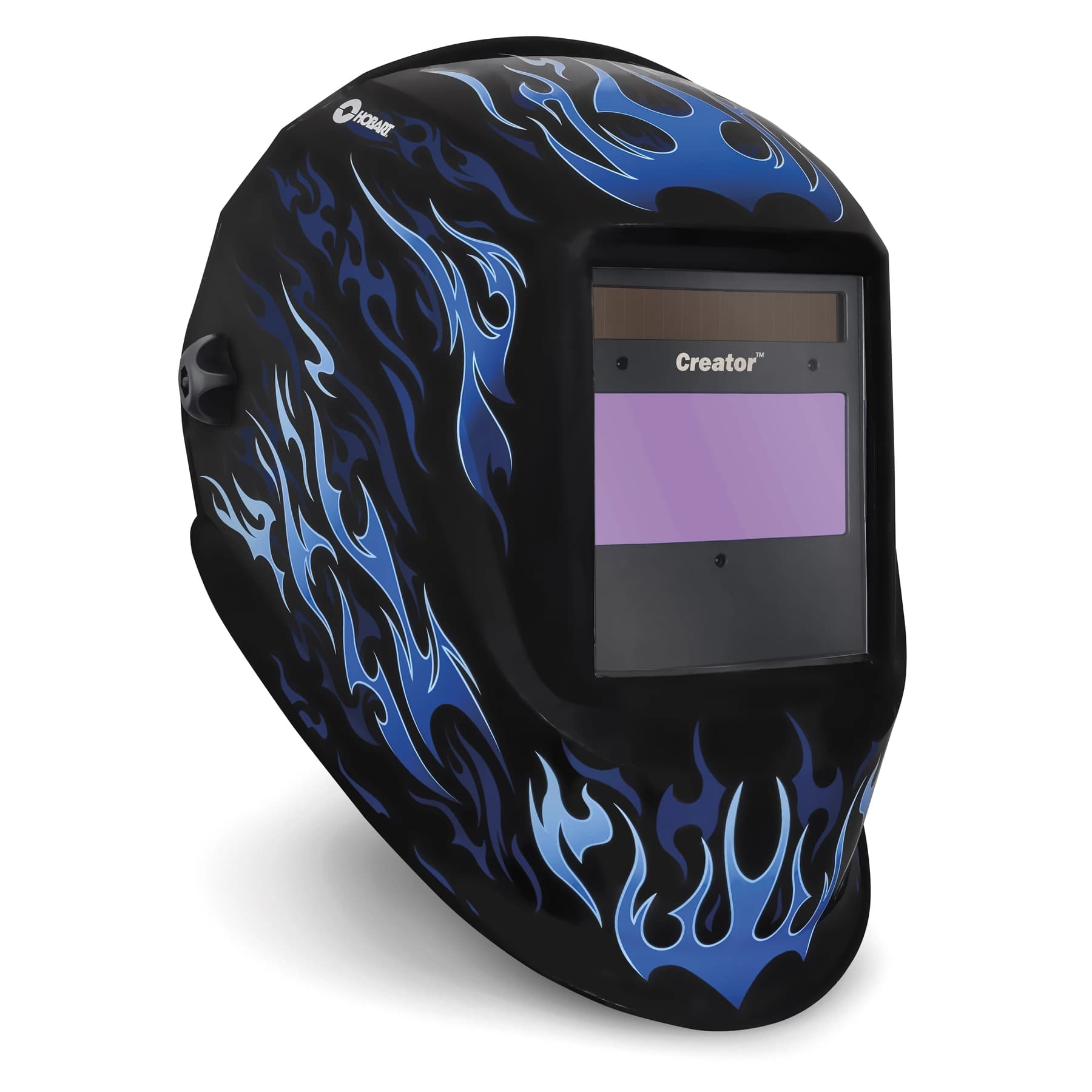 Hobart Welding Products Fire and Ice Series Welding Helmet right front view