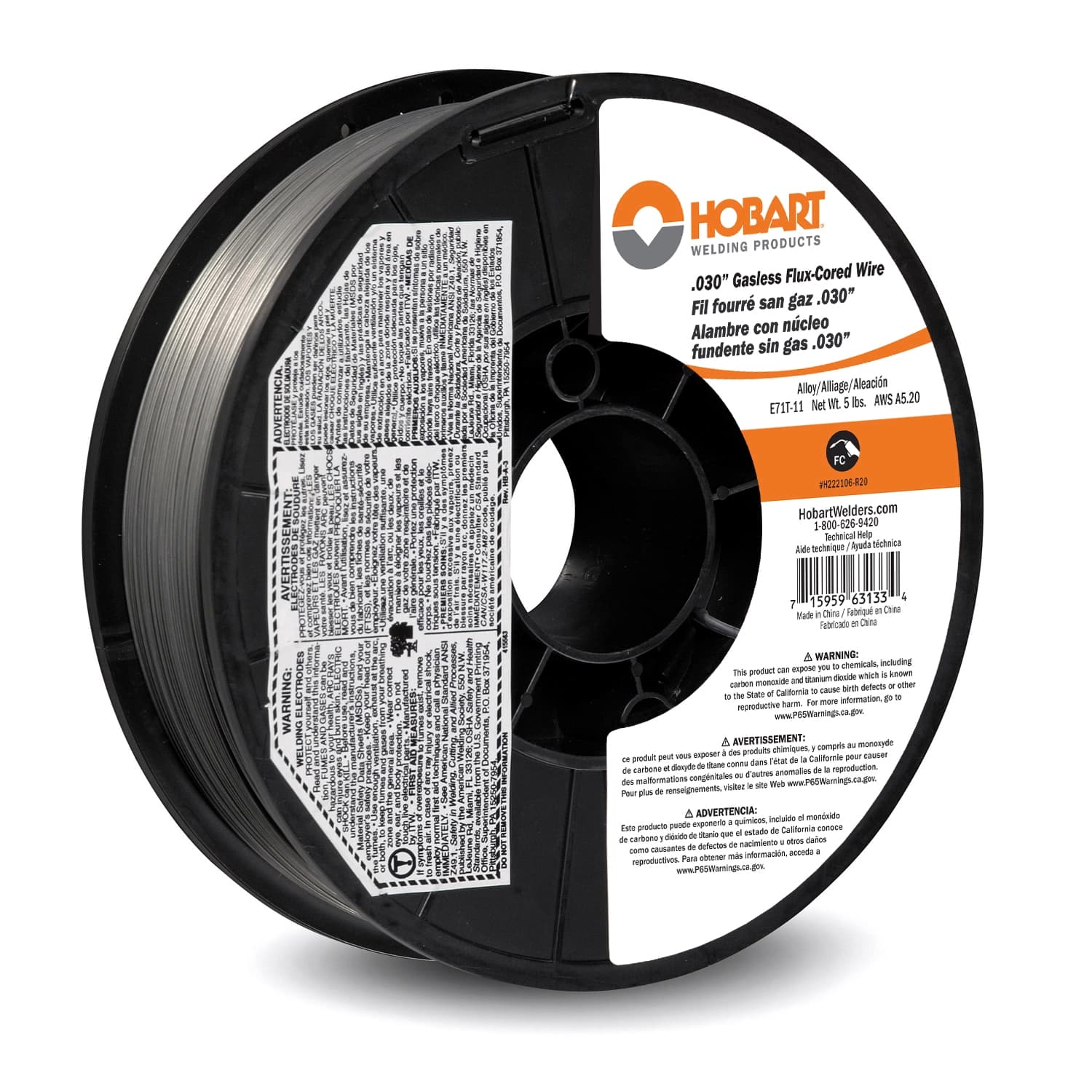 H222106-R20 .030 Flux-Cored Wire RF