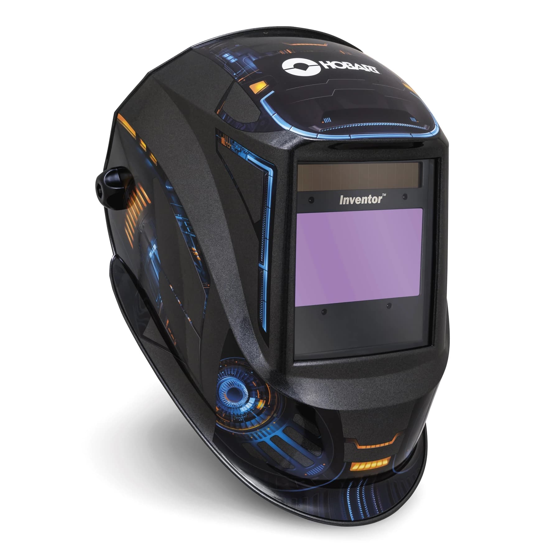 Hobart Welding Products Inventor Series Reactor graphic welding helmet right side view