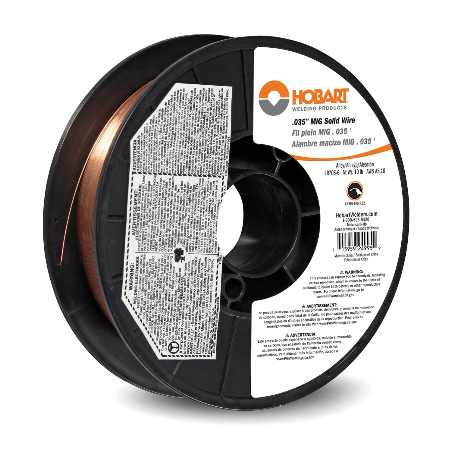 H305408-R22 .035 MIG Solid Wire RF