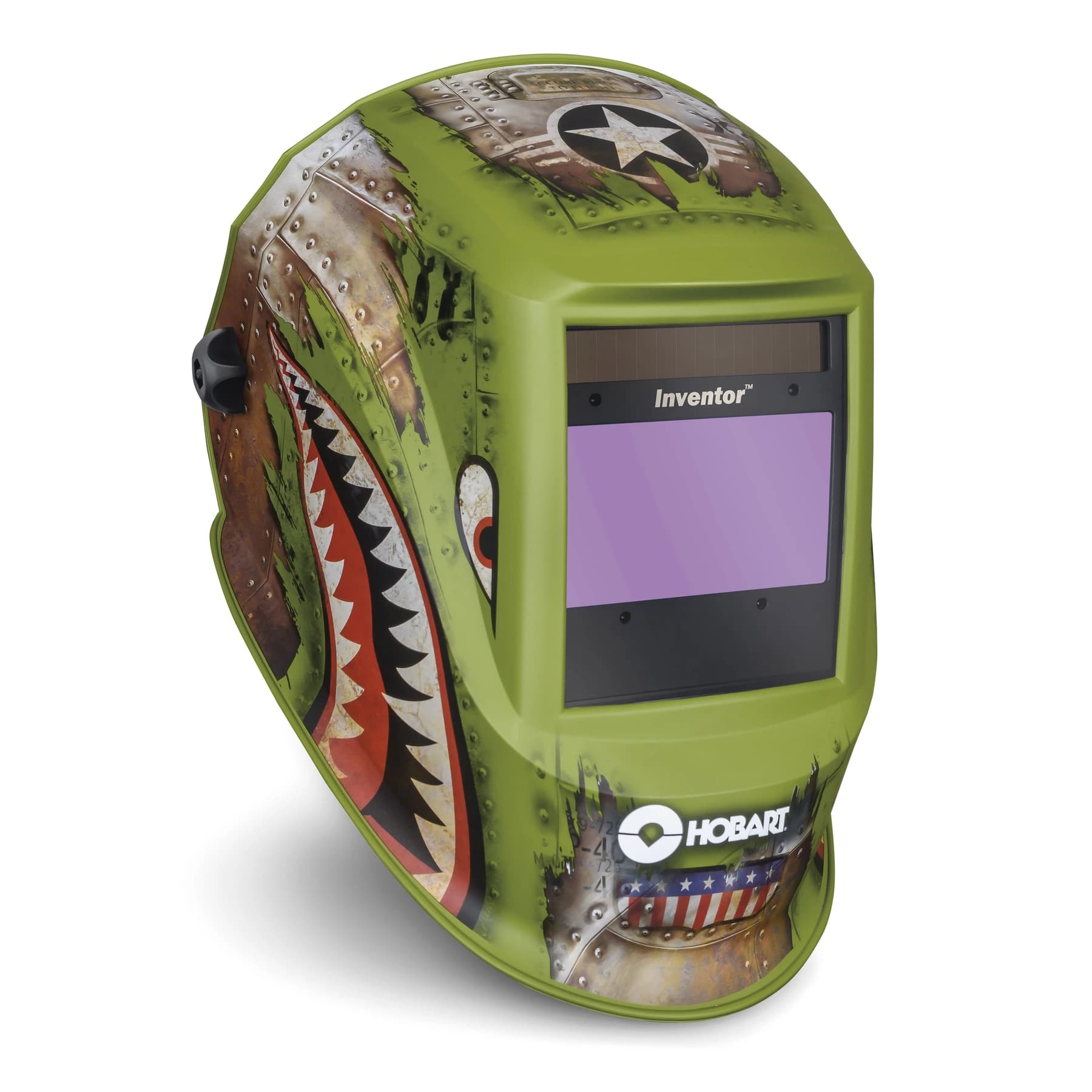 Hobart Welding Products Inventor Series P-40 graphic welding helmet right side view