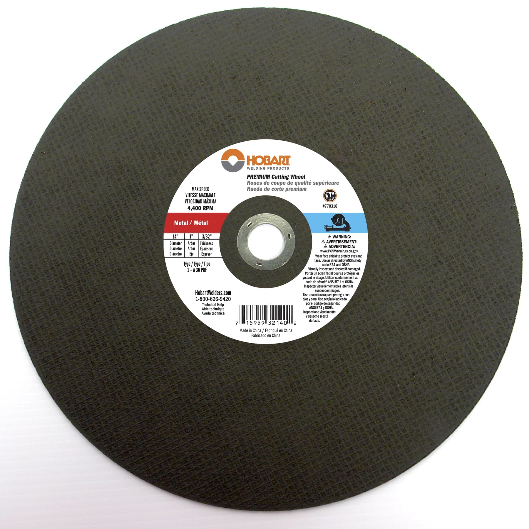 770316 14in cutting wheel