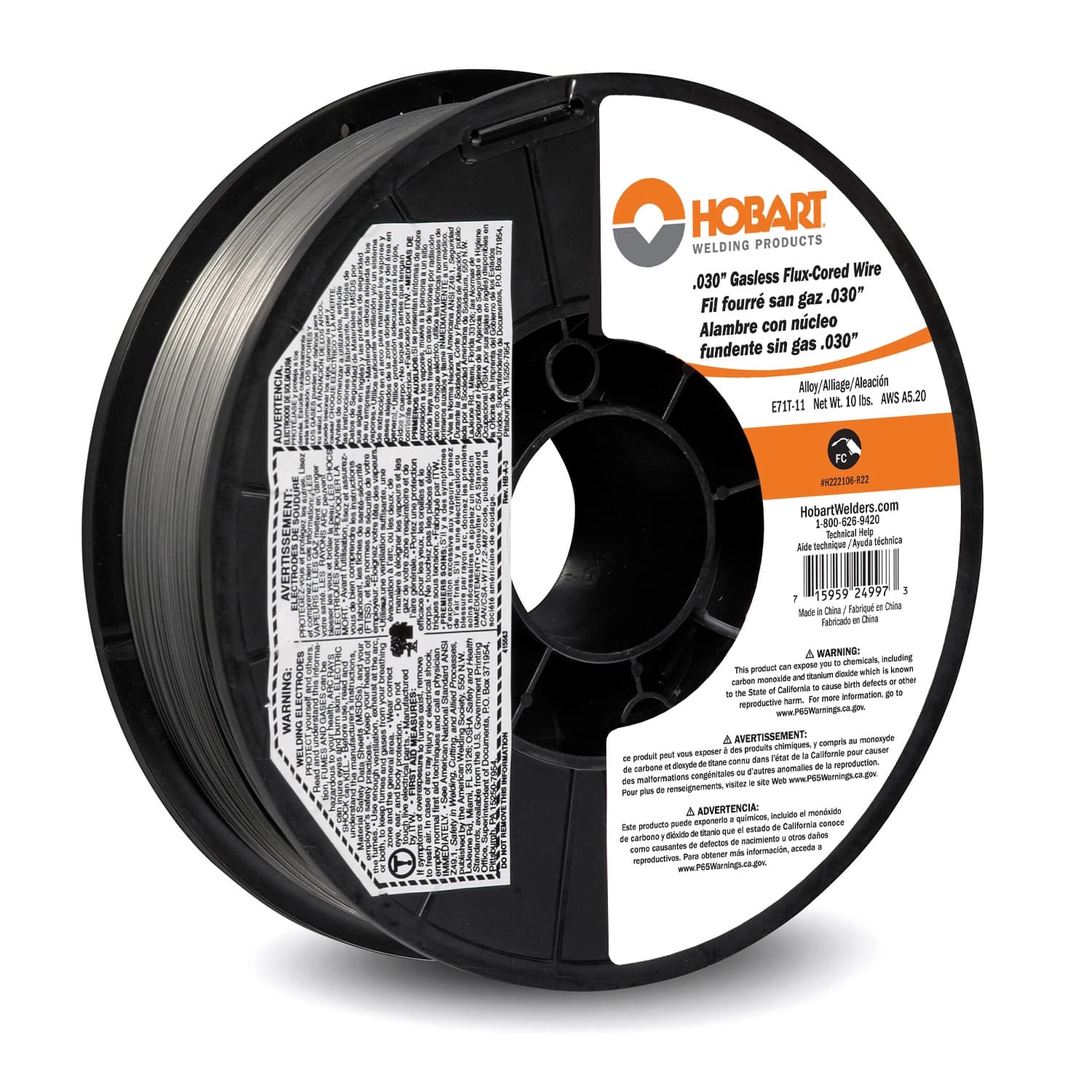 H222106-R22 .030 Flux-Cored Wire RF