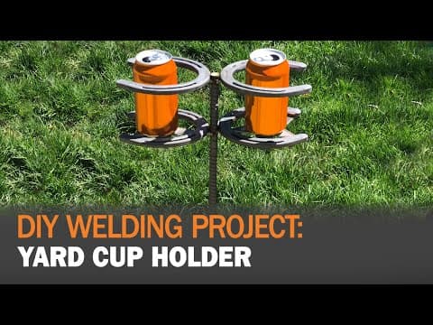 How to Make Horseshoe Yard Cup Holders