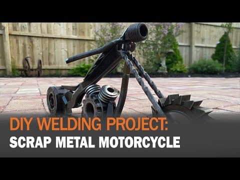 How to Make a Scrap Metal Motorcycle