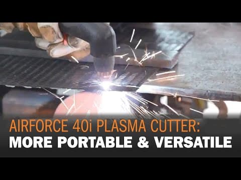 Airforce® 40i Plasma Cutter: More Portable with Multi-Voltage Versatility