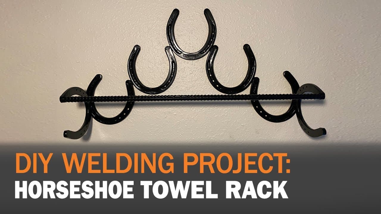 How to Make a Horseshoe Towel Rack