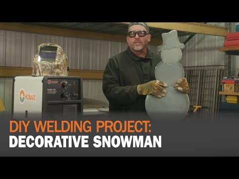 How to Weld a Decorative Snowman